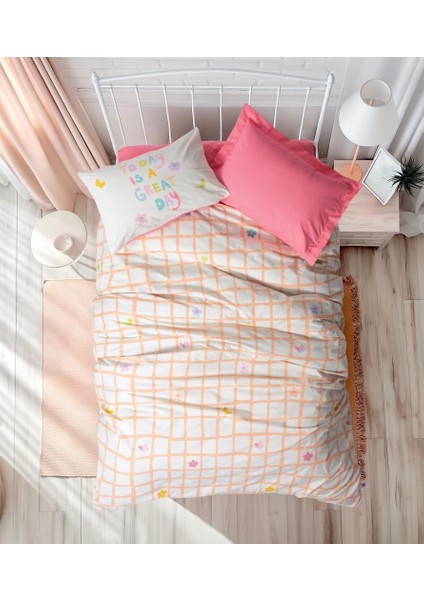 Genç Ranforce Nev Takımı Tek Kişilik Jours Pembe