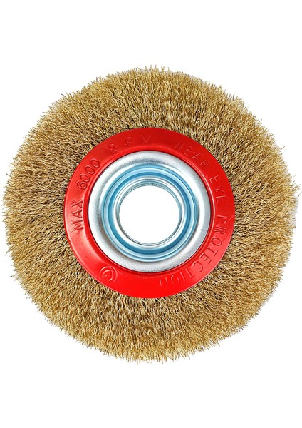 Fixonic Eratool ERA10004 150MM Daire Fırça Sarı Telli