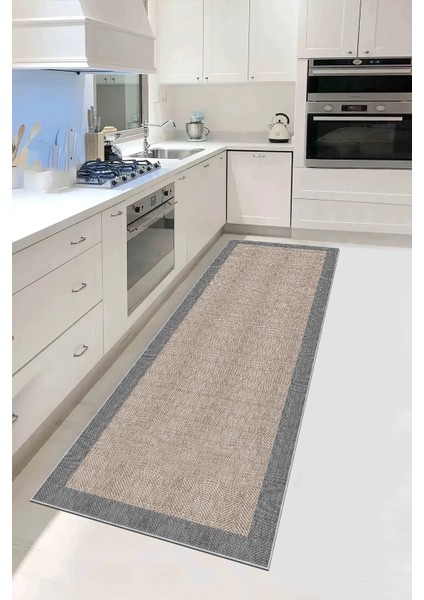 Pamuk Dokuma Taban Kaymaz Yıkanabilir Sisal Desenli Yolluk Salon Yolluğu Mutfak Yolluğu Koridor Yolluğu Antre Halıları