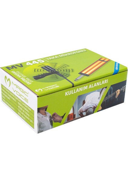 MV-445 Çantalı 5 Metre Kablolu 600 Ohm Yaka Mikrofonu fırsatları
