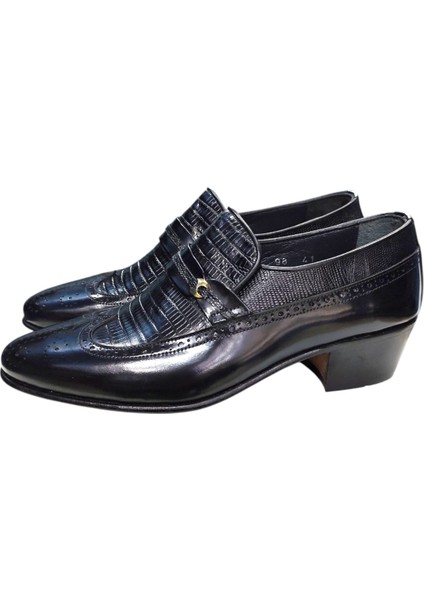 Fantazi Sivri Burun Erkek Ayakkabı Siyah modelleri