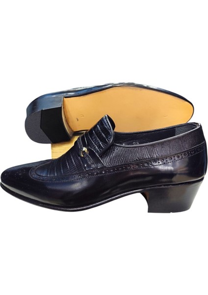 Fantazi Sivri Burun Erkek Ayakkabı Siyah fırsatları