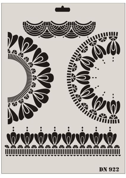Rich Dantel Seri DN-922 Stencil 35X25 cm