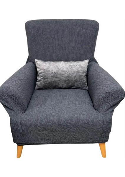 Koltuk Örtüsü Koltuk Kılıfı Streç Lastikli Esnek Yıkanabilir Pamuklu Jakarlı Desen Tekli(Tek Adet)