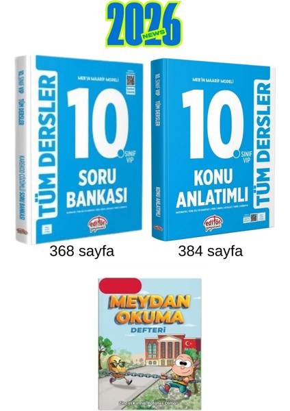10.sınıf Tüm Dersler Konu Anlatımlı ve Soru Bankası Seti