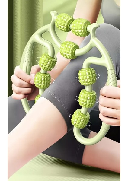 9 Tekerlekli Boyun Bacak Ayak Bel Masaj Aleti Çok Fonksiyonlu Manuel (5250) fiyatları