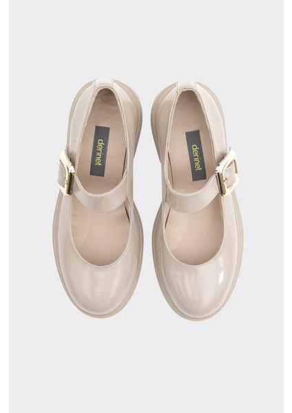 Casual Hakiki Deri Bilekten Bantlı Kadın Ayakkabı modelleri