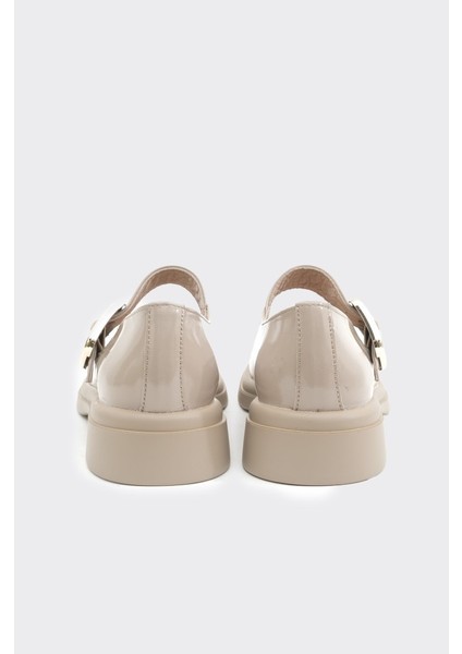 Casual Hakiki Deri Bilekten Bantlı Kadın Ayakkabı fırsatları