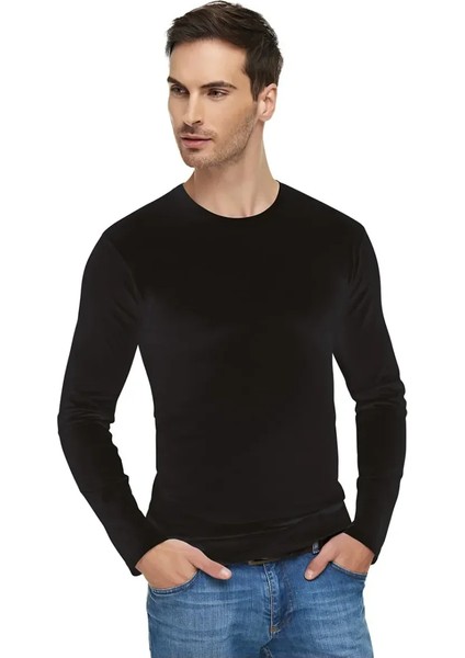 Erkek Elastan Pamuklu Uzun Kol Badi 2'li Paket