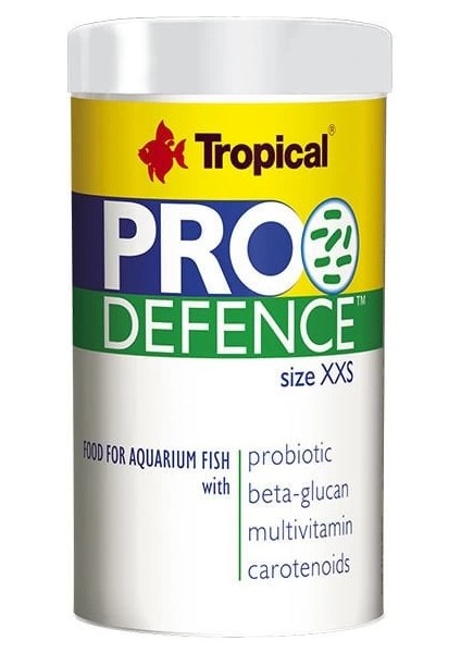 Tropical Pro Defence Xxsmall Prebiyotik Katkılı Yavru ve Genç Balık Yemi 100 ml 70 gr
