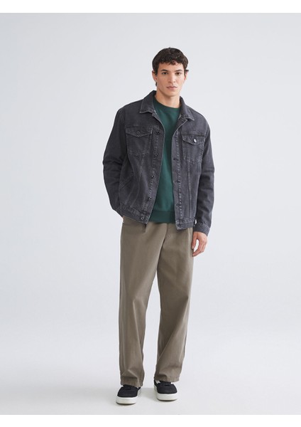 Yeni Sezon Standart Kalıp Erkek Jean Ceket fiyatları