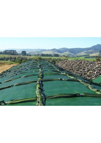 Silage Örtüsü Çiftrenk(Siyah-Yeşil) Uv'li