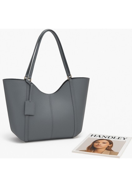 Grande Lüks Büyük Omuz Çantası Makyaj Çantası Hediyeli