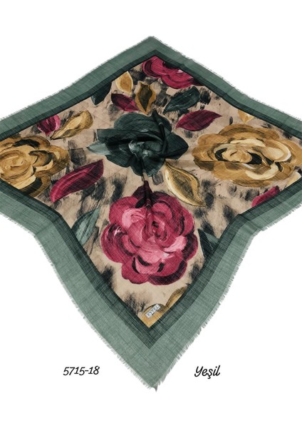 5715 Flamlı Pamuk Eşarp