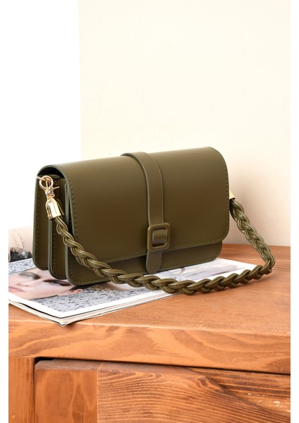 Kadın 2 Bölmeli Elden Tutmalı Omuzdan Asmalı Şık Kaliteli Çanta