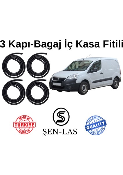 Peugeot Partner Tepee Panelvan (2009-2018) Şen-Las 3 Kapı + Bagaj Fitili ŞL39608
