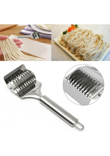 Paslanmaz Çelik Hamur Kesme Aparatı Metal Saplı fiyatları