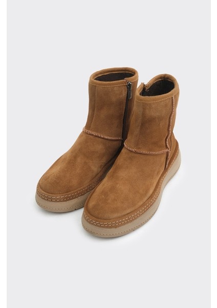 Hakiki Deri Fermuarlı Kadın Bot fiyatları