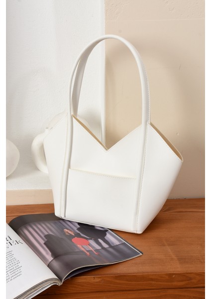 Kadın Şık Tasarımlı Omuz ve Kol Çantası + Yavru Çanta fiyatları