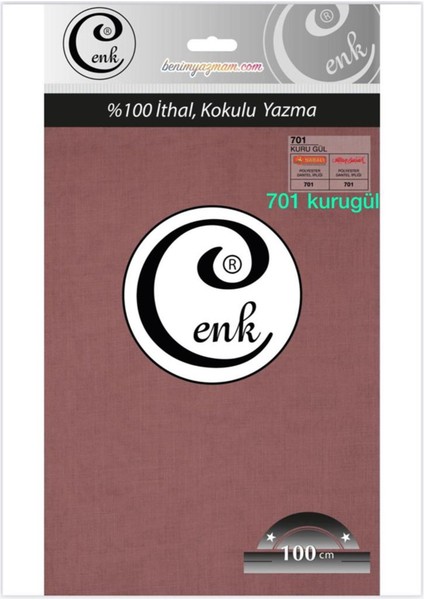 3001 Cenk 100 cm Düz Poşetli Yazma