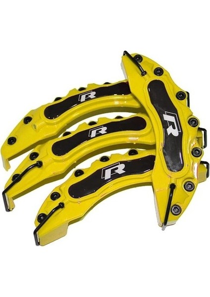 Vw Jetta Uyumlu Sarı R Logolu Kaliper Kapağı