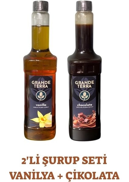 Çikolata + Vanilya Şurubu (2 x 750 ml )