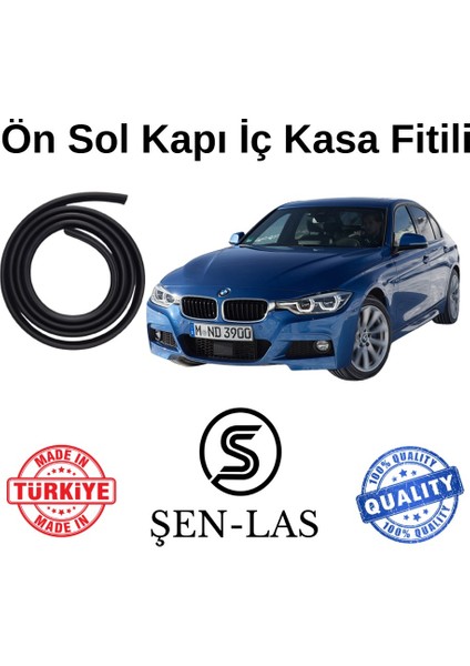 Bmw 3 Serisi F30 (2012-2025) Şen-Las Kadifeli Sol Ön Kapı Fitili ŞL33602