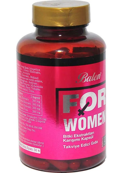For Women Karışımı 120 Kapsül fiyatları