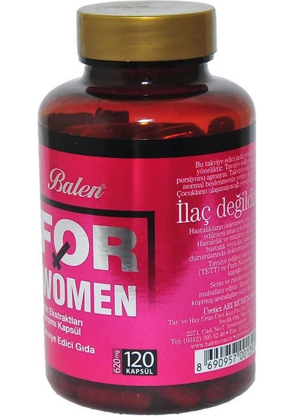 For Women Karışımı 120 Kapsül modelleri