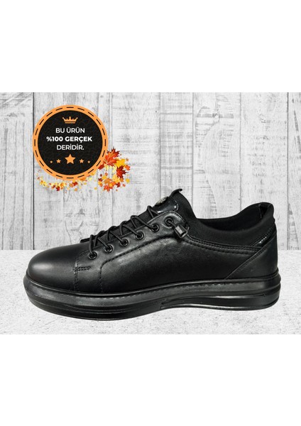 AD-070.01 Hakiki Deri Ithal Taban Ortopedik Casual Ayakkabı