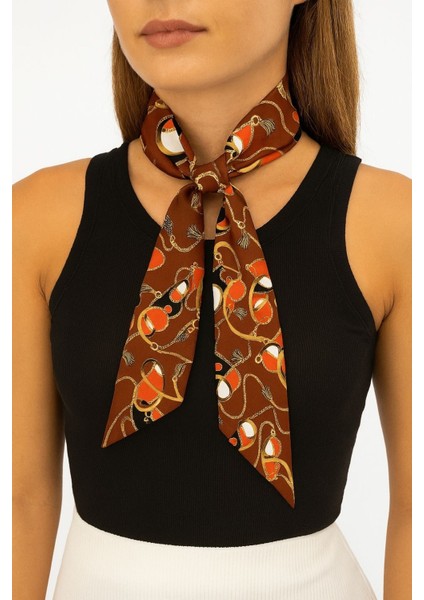 Lüks Şık Tasarımlı Fular 90 cm