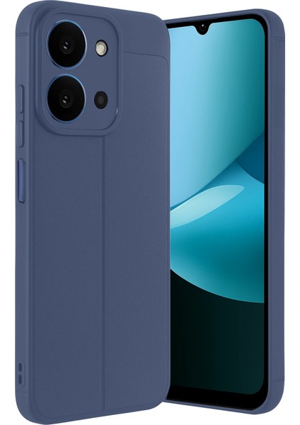 Xiaomi Redmi 15C Kılıf Deri Tarzı Niss Silikon Case Kapak