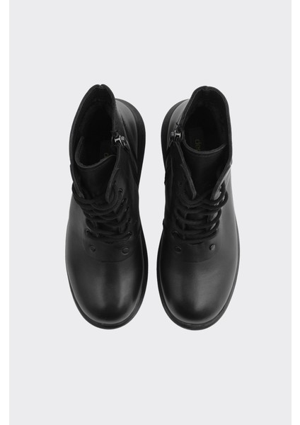 Hakiki Deri Comfort Taban Fermuarlı Kadın Bot modelleri