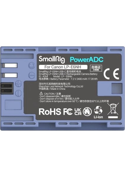 4264 LP-E6NH Usb-C Şarj Edilebilir Kamera Pili fiyatları