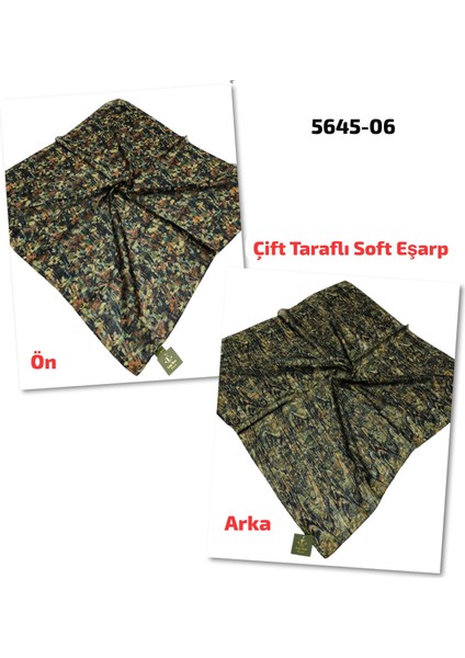 5645 Lop'res Çift Taraflı Soft Eşarp