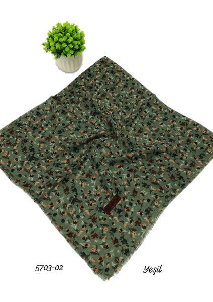 5703 Flamlı Pamuk Eşarp