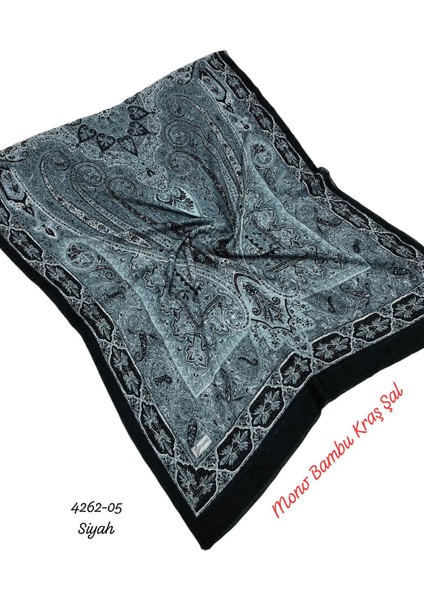 4262 Mono Bambu Kraş Şal
