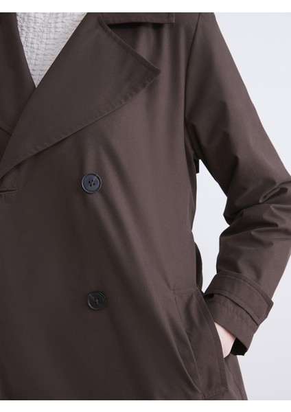 Yeni Sezon Kruvaze Yaka Kadın Trençkot modelleri