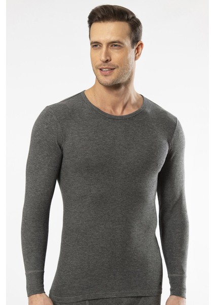 - Termal Uzun Kol Bisiklet Yaka 1603/GRI