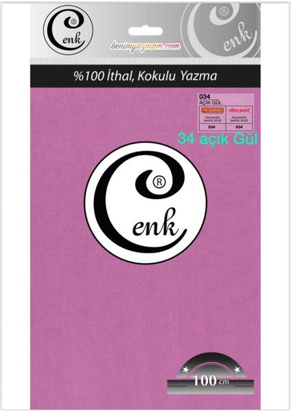 3001 Cenk 100 cm Düz Poşetli Yazma