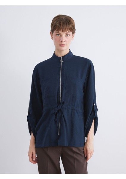 Yeni Sezon Dik Yaka Kadın Ceket