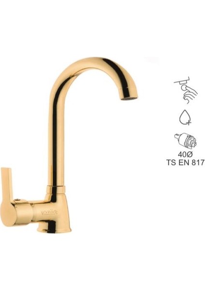 Gold Lara Mix Kuğu Eviye Mutfak Bataryası