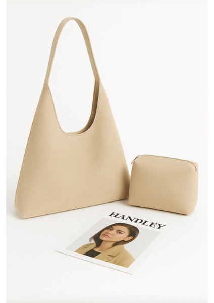 Lüks Suet Omuz Çantası Yavrulu – Tek Saplı Şık Tasarım