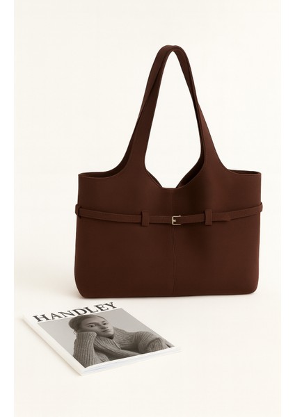 Lüks Suet Omuz Çantası Yavrulu – Çift Saplı Şık Tasarım fiyatları