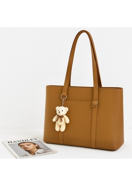 Sevimli Ayıcık Charm Büyük Kapasiteli Omuz Çantası fiyatları