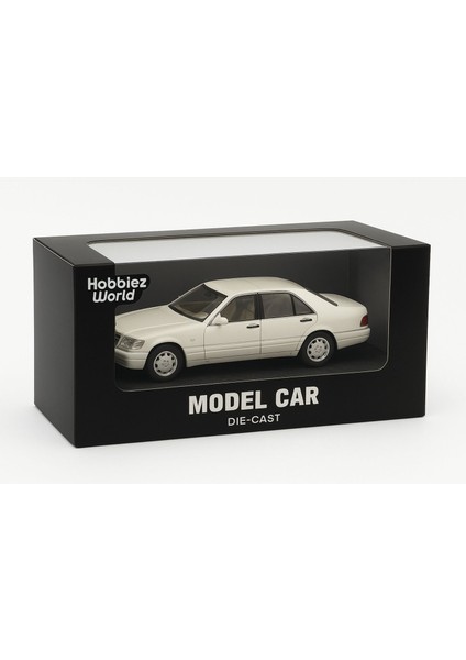 Hobbiez World (W140) Die-Cast Model Araba – 1:24 Ölçek