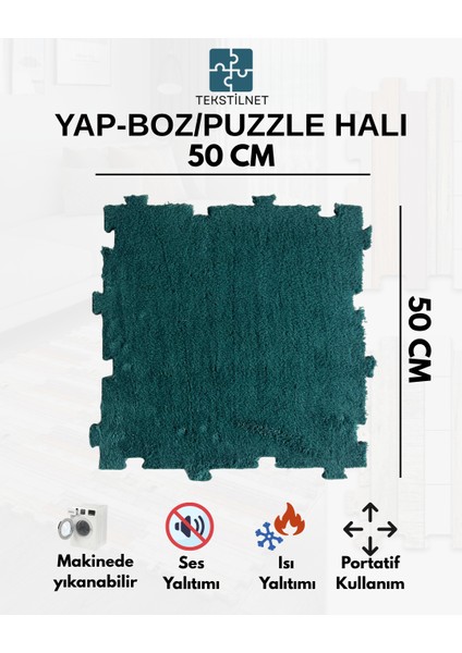 Peluş Kreş Halısı Anaokulu Puzzle Halı Japon Halı 50X50 modelleri