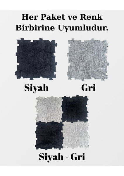 Peluş Kreş Halısı Anaokulu Puzzle Halı Japon Halı 50X50 indirimleri