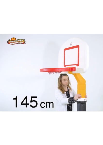Profesyonel Ayaklı Basketbol Seti | 8 Kademeli 152–230 cm Ayarlanabilir Pota | Dayanıklı Tabanlı fiyatları
