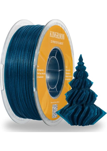 Twinkling (Simli) Pla Filament Mavi 1.75 MM 1 Kg